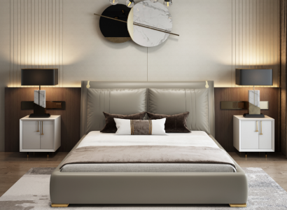Modern bedroom bed luxury double 180x200 furniture bedding furnishings